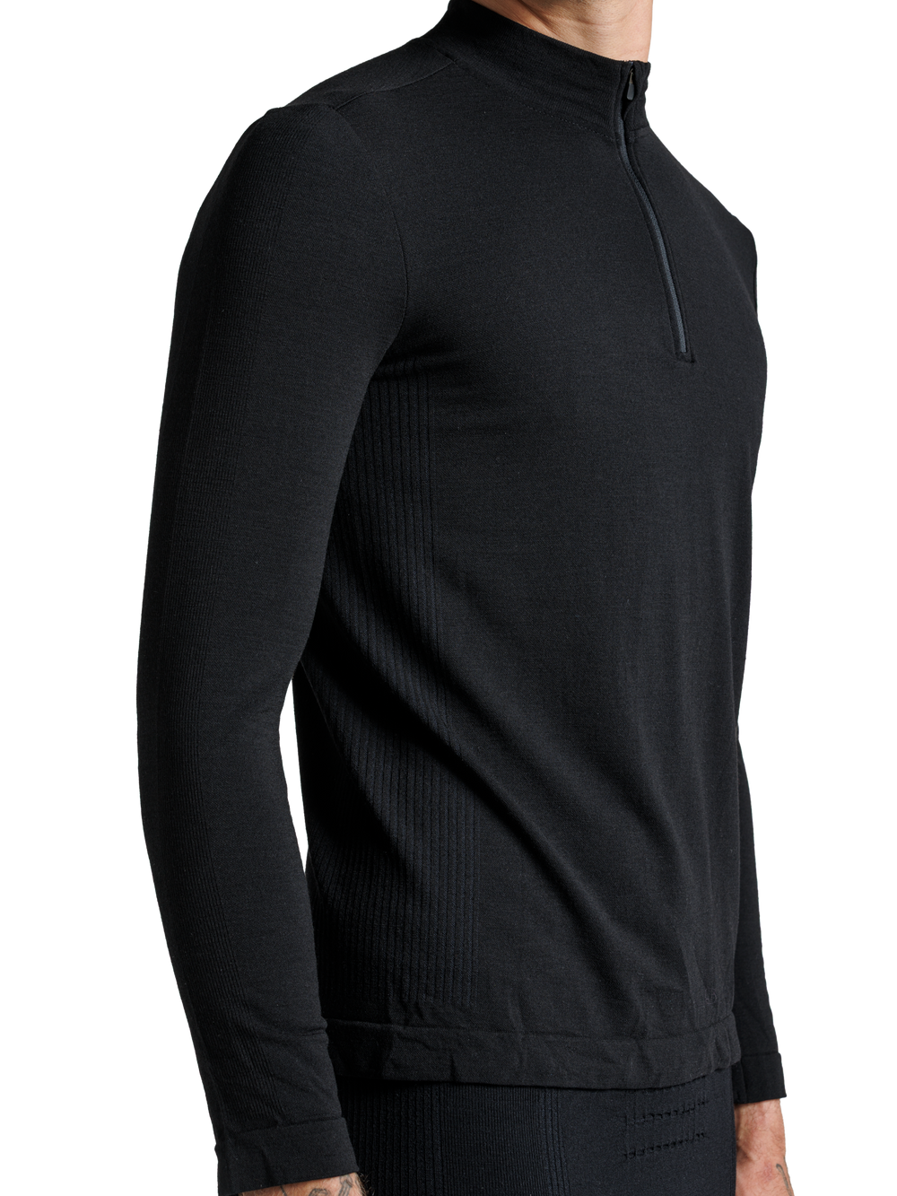 X-BIONIC MIGHTYWOOL SHIRT LS 1/2 ZIP MEN - X Black - Longsleeves - 11 of 12