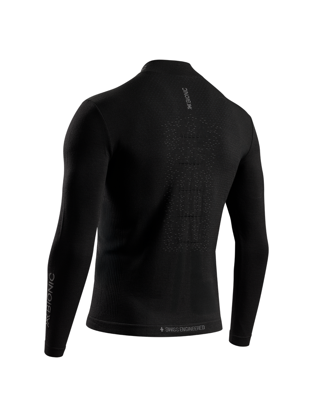 X-BIONIC MIGHTYWOOL SHIRT LS 1/2 ZIP MEN - X Black - Longsleeves - 2 of 12
