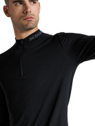 X-BIONIC MIGHTYWOOL SHIRT LS 1/2 ZIP MEN - X Black - Longsleeves - 9 of 12
