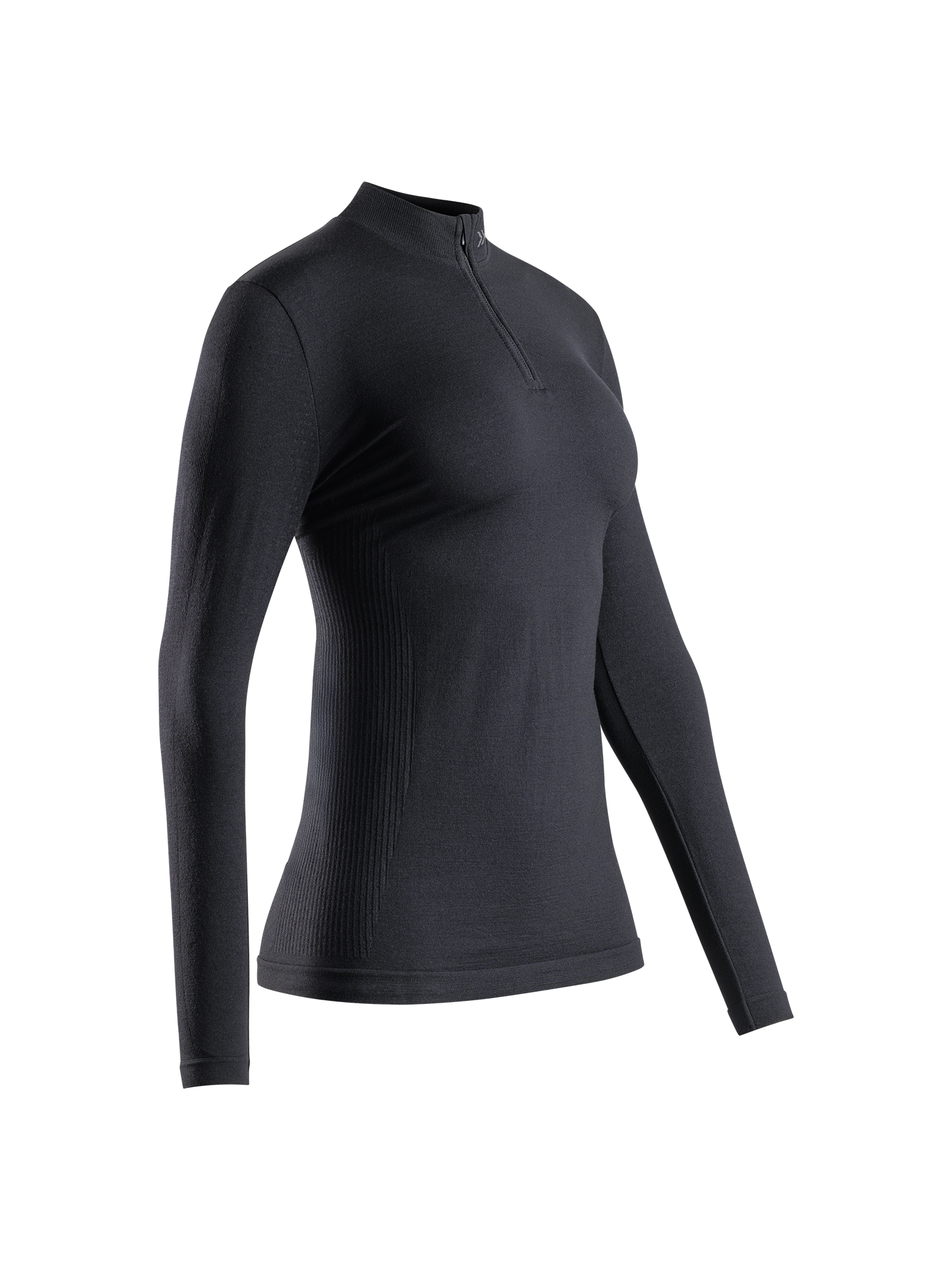 X-BIONIC MIGHTYWOOL SHIRT LS 1/2 ZIP WMN - X Black - Longsleeves - 1 of 12