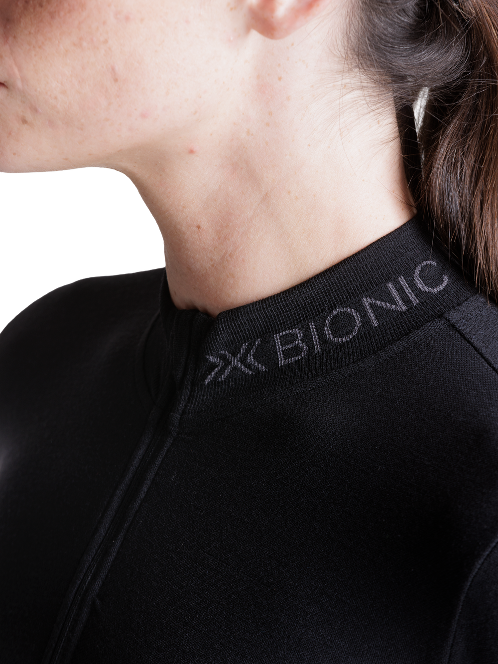 X-BIONIC MIGHTYWOOL SHIRT LS 1/2 ZIP WMN - X Black - Longsleeves - 11 of 12