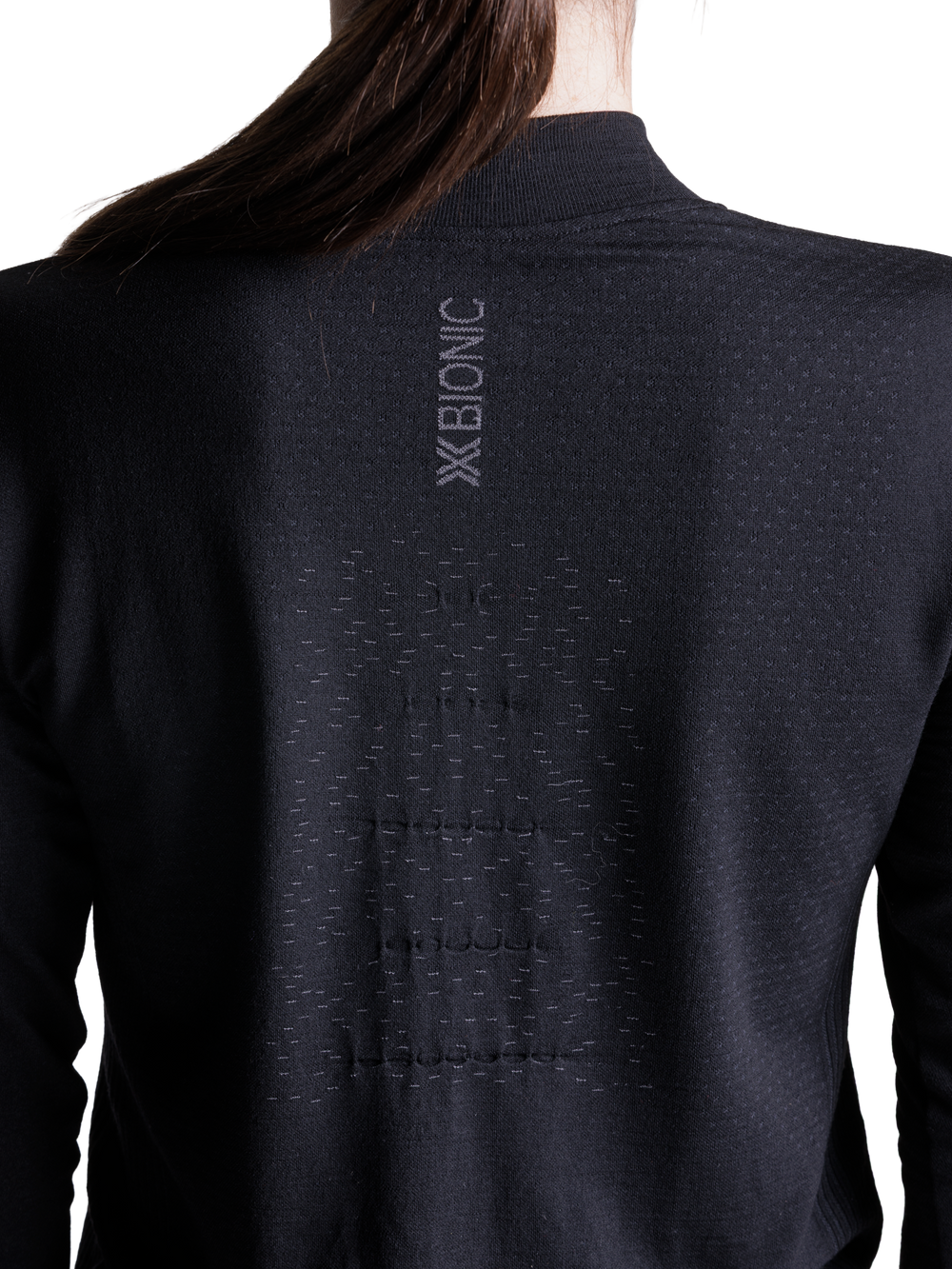 X-BIONIC MIGHTYWOOL SHIRT LS 1/2 ZIP WMN - X Black - Longsleeves - 12 of 12