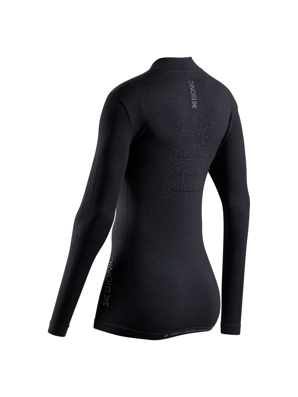 X-BIONIC MIGHTYWOOL SHIRT LS 1/2 ZIP WMN - X Black - Longsleeves - 2 of 12