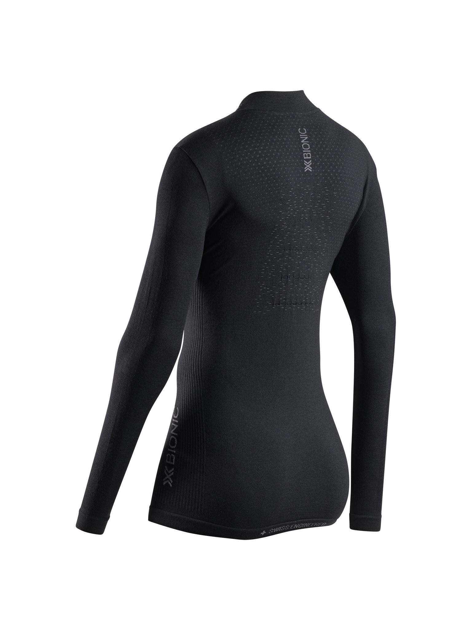 X-BIONIC MIGHTYWOOL SHIRT LS 1/2 ZIP WMN - X Black - Longsleeves - 2 of 12