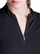 X-BIONIC MIGHTYWOOL SHIRT LS 1/2 ZIP WMN - X Black - Longsleeves - 6 of 12