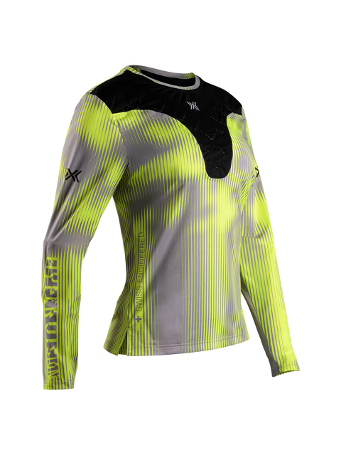 X-bionic Corefusion Run Long Sleeve T-shirt Green M Woman
