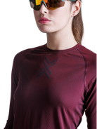 X-BIONIC XCEED RUN SHIRT LS WMN - Oxide Red X Black - Longsleeves - 15 of 23