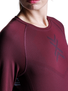 X-BIONIC XCEED RUN SHIRT LS WMN - Oxide Red X Black - Longsleeves - 16 of 23