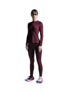 X-BIONIC XCEED RUN SHIRT LS WMN - Oxide Red X Black - Longsleeves - 20 of 23