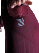 X-BIONIC XCEED RUN SHIRT LS WMN - Oxide Red X Black - Longsleeves - 23 of 23