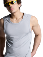 X-BIONIC XCEED RUN DISCOVER TANK UNISEX - Seal Grey - Tanks - 12 of 16