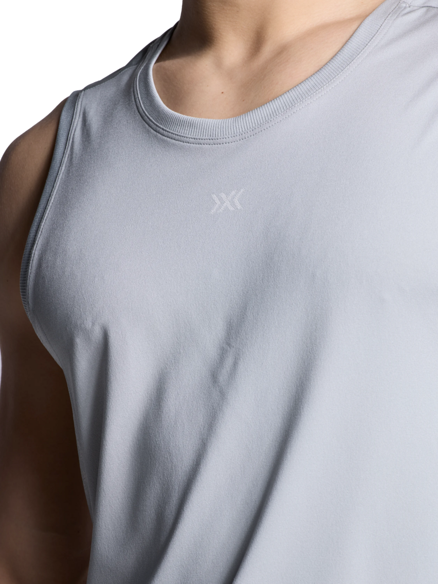 X-BIONIC XCEED RUN DISCOVER TANK UNISEX - Seal Grey - Tanks - 14 of 16