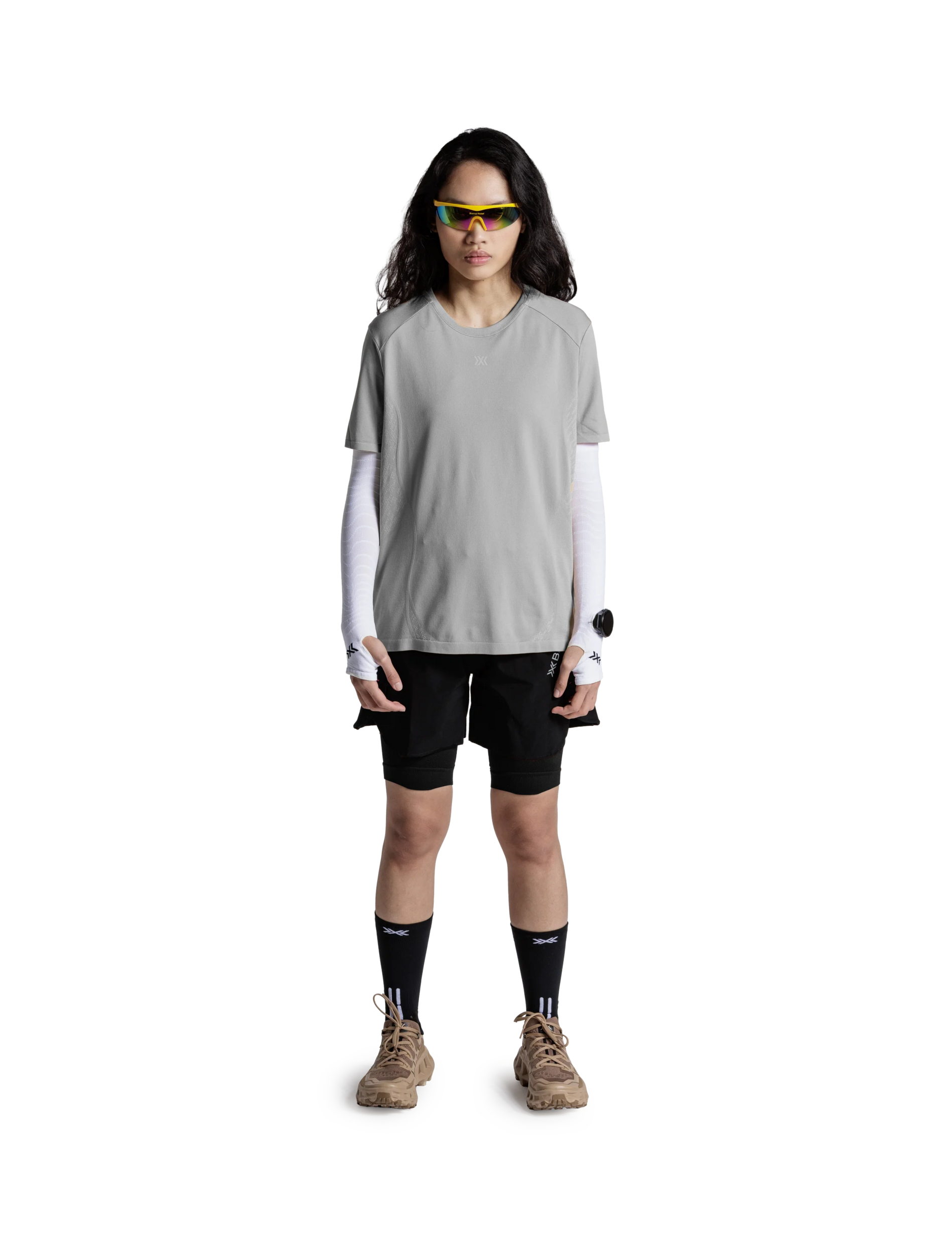 X-BIONIC XCEED RUN DISCOVER SHIRT WMN - Seal Grey - T-Shirts - 28 of 33