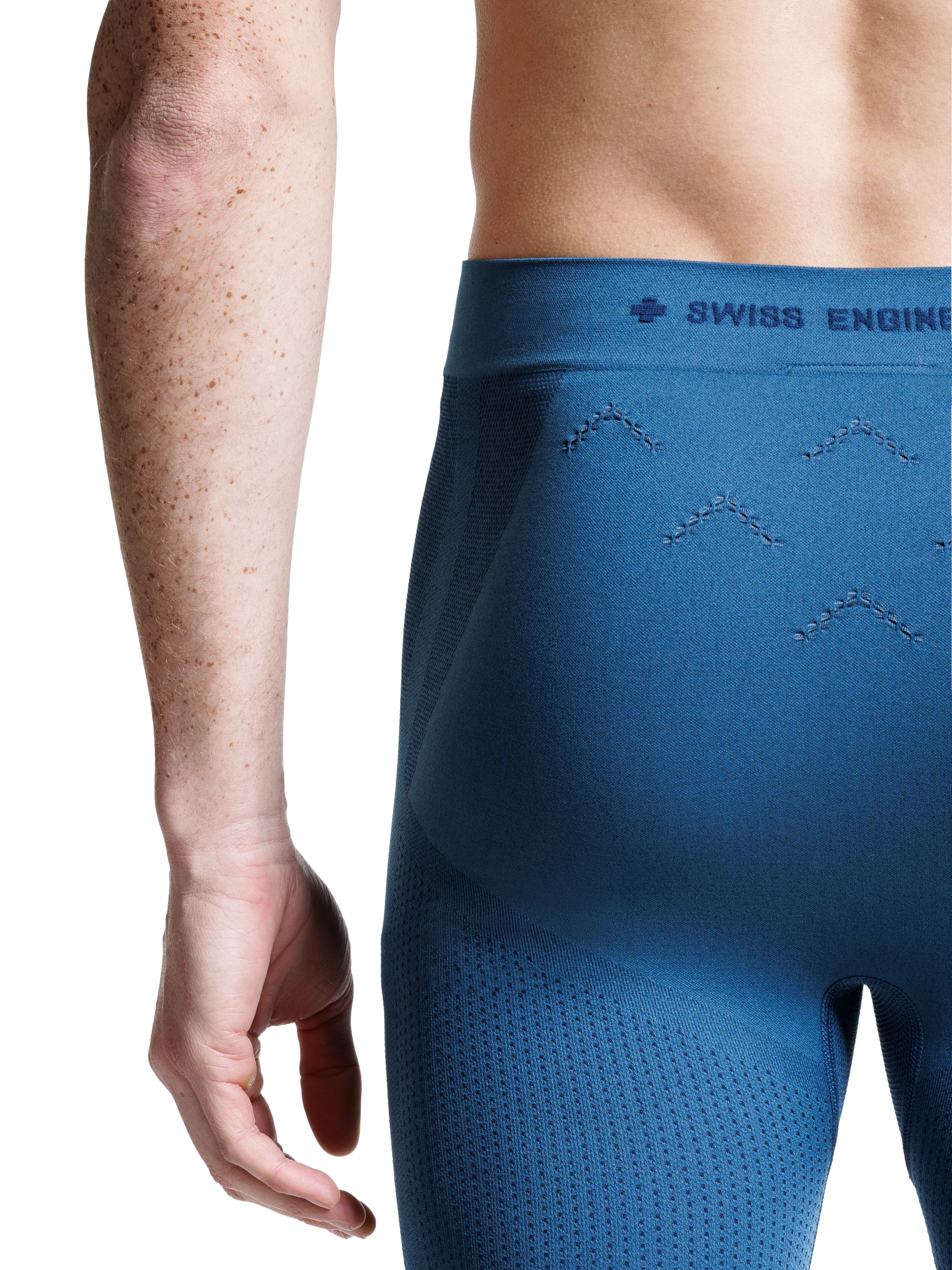 X-BIONIC XCEED RUN SHORT TIGHTS MEN - Slate Blue Marine - Shorts - 11 of 12