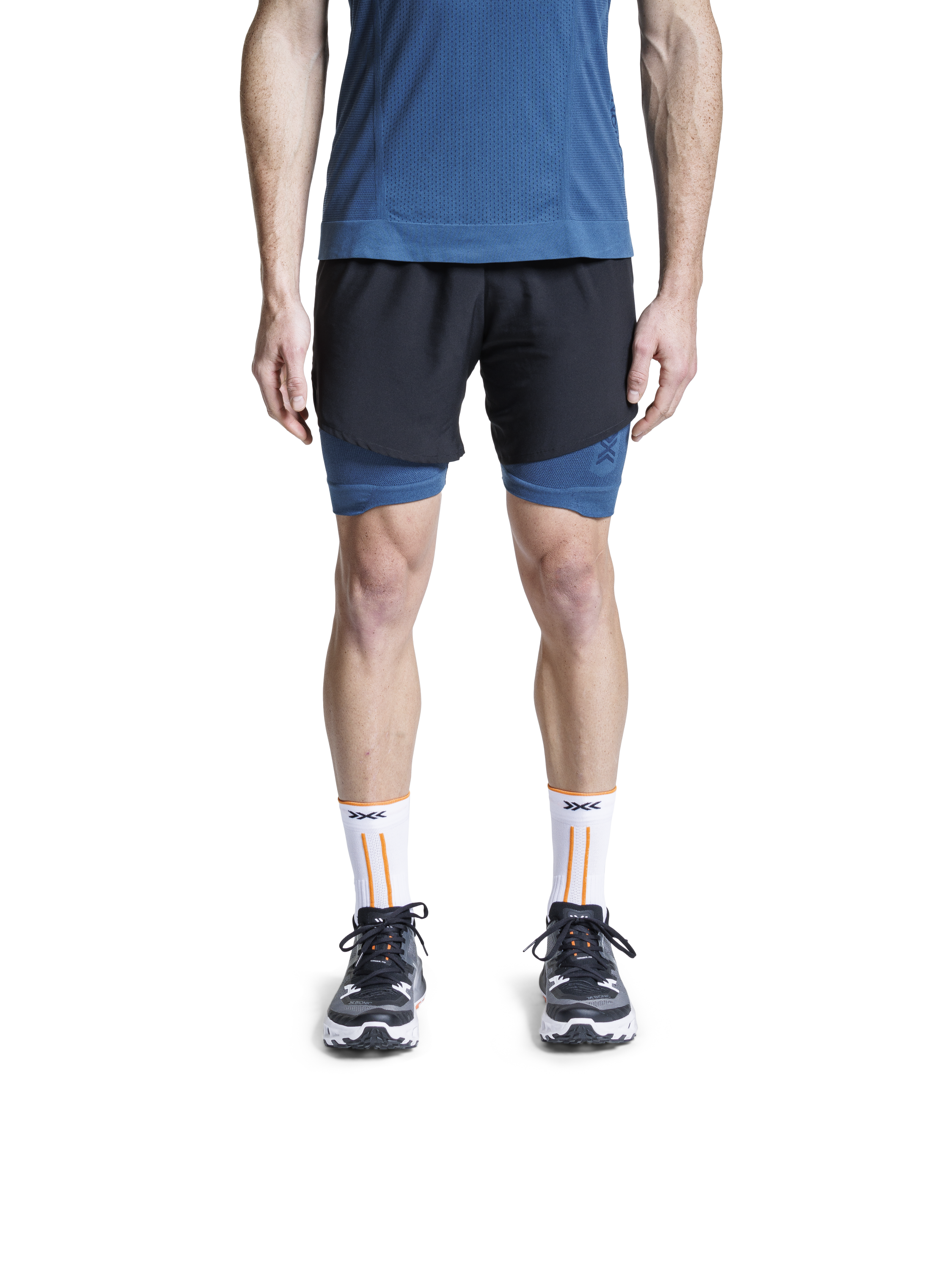 X-BIONIC XCEED RUN SHORT TIGHTS MEN - Slate Blue Marine - Shorts - 9 of 12