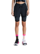 X-BIONIC XCEED RUN SHORT TIGHTS WMN - X Black Rhino Grey - Shorts - 9 of 20