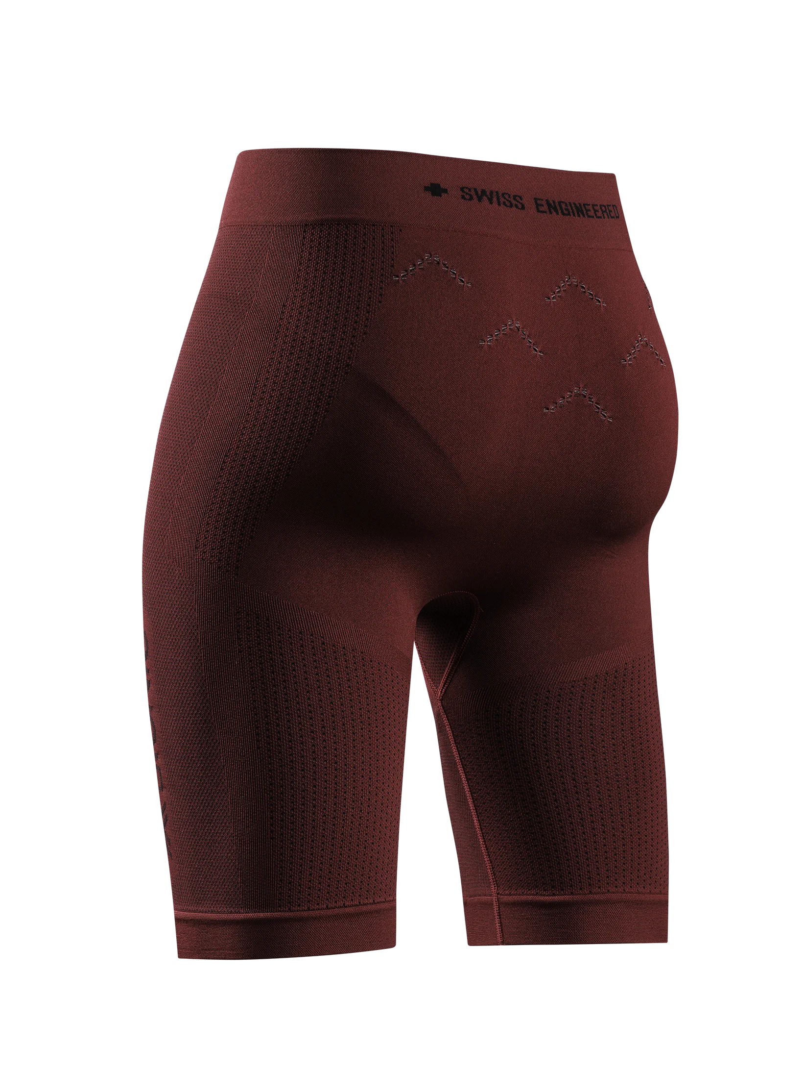 X-BIONIC XCEED RUN SHORT TIGHTS WMN - Oxide Red X Black - Shorts - 7 of 20