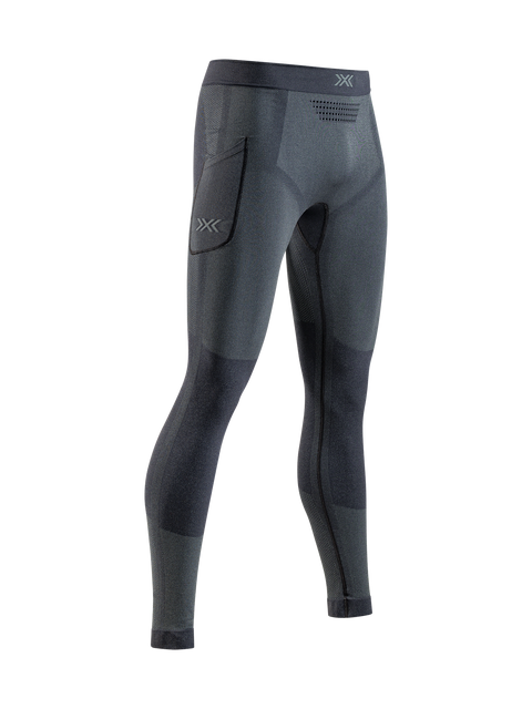 X-BIONIC XCEED RUN LONG TIGHTS MEN - X Black Rhino Grey - Pants - 1 of 7