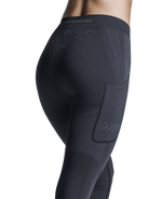 X-BIONIC XCEED RUN LONG TIGHTS WMN - X Black Rhino Grey - Pants - 7 of 14