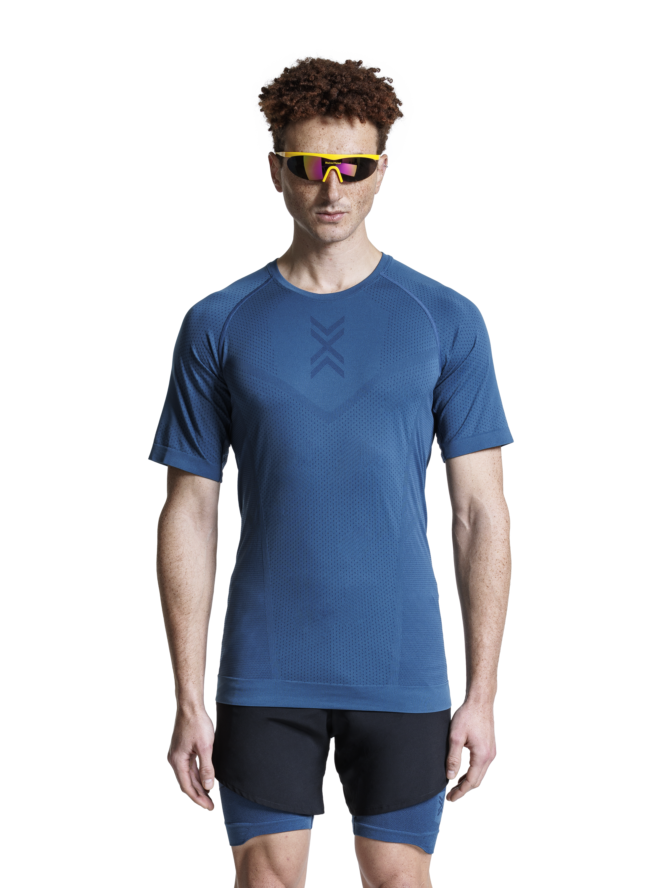 X-BIONIC XCEED RUN SHIRT SS MEN - Slate Blue Marine - T-Shirts - 26 of 32