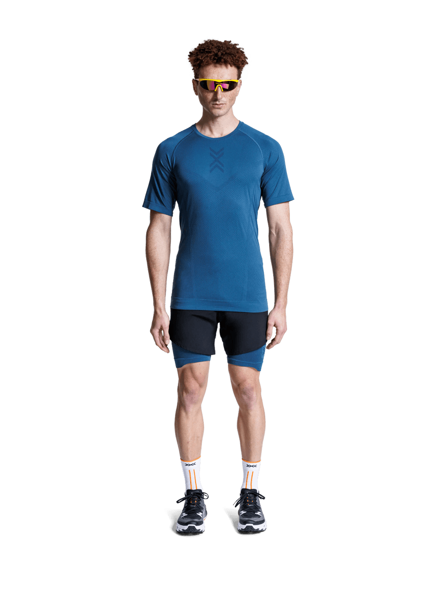 X-BIONIC XCEED RUN SHIRT SS MEN - Slate Blue Marine - T-Shirts - 28 of 32