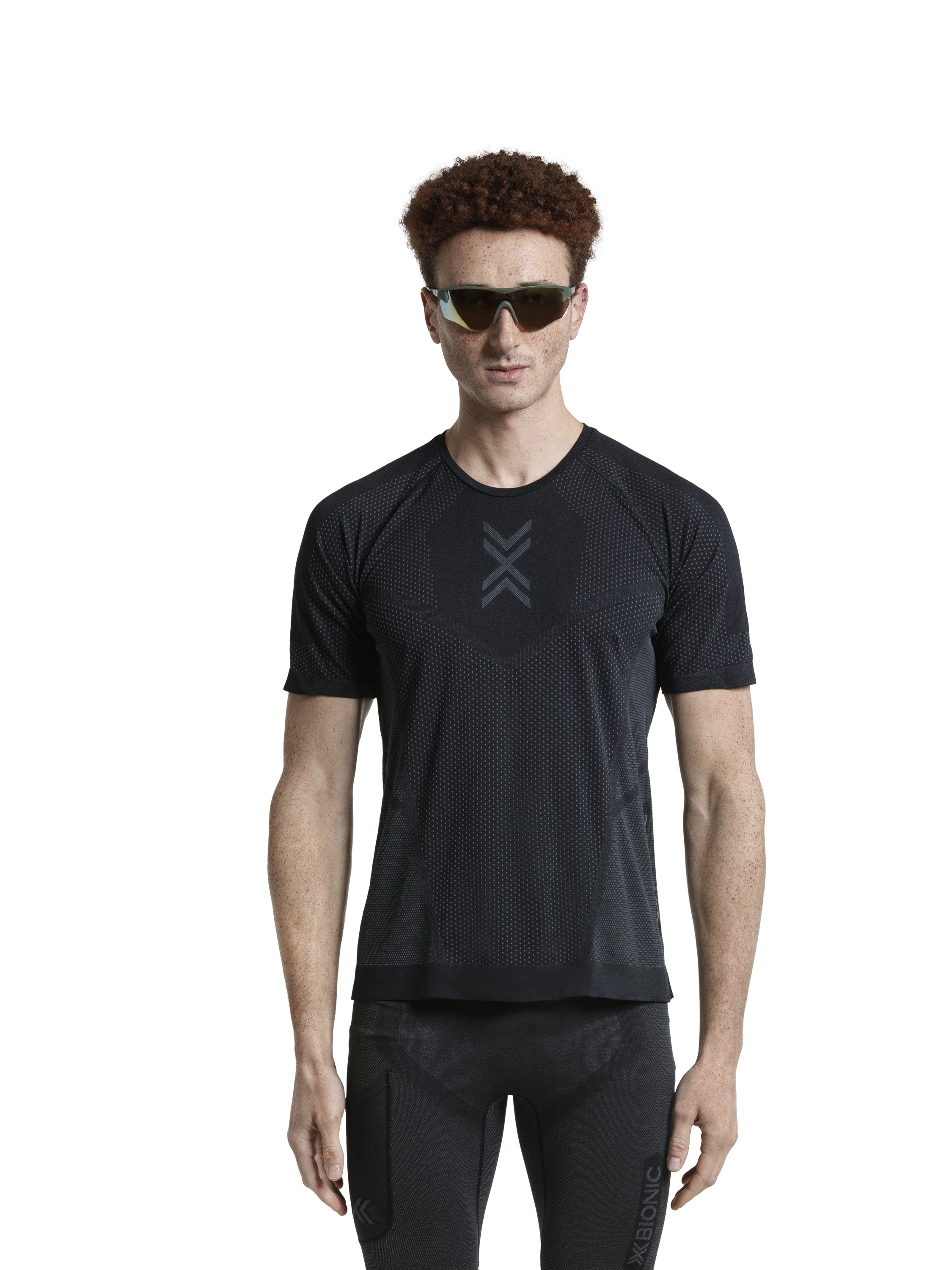 X-BIONIC XCEED RUN SHIRT SS MEN - X Black Rhino Grey - T-Shirts - 10 of 32