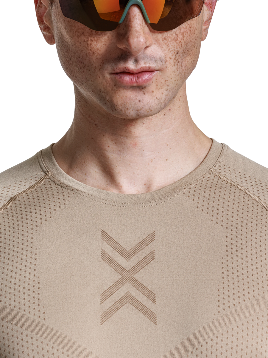 X-BIONIC XCEED RUN SHIRT SS MEN - Sand Dark Sand - T-Shirts - 23 of 32