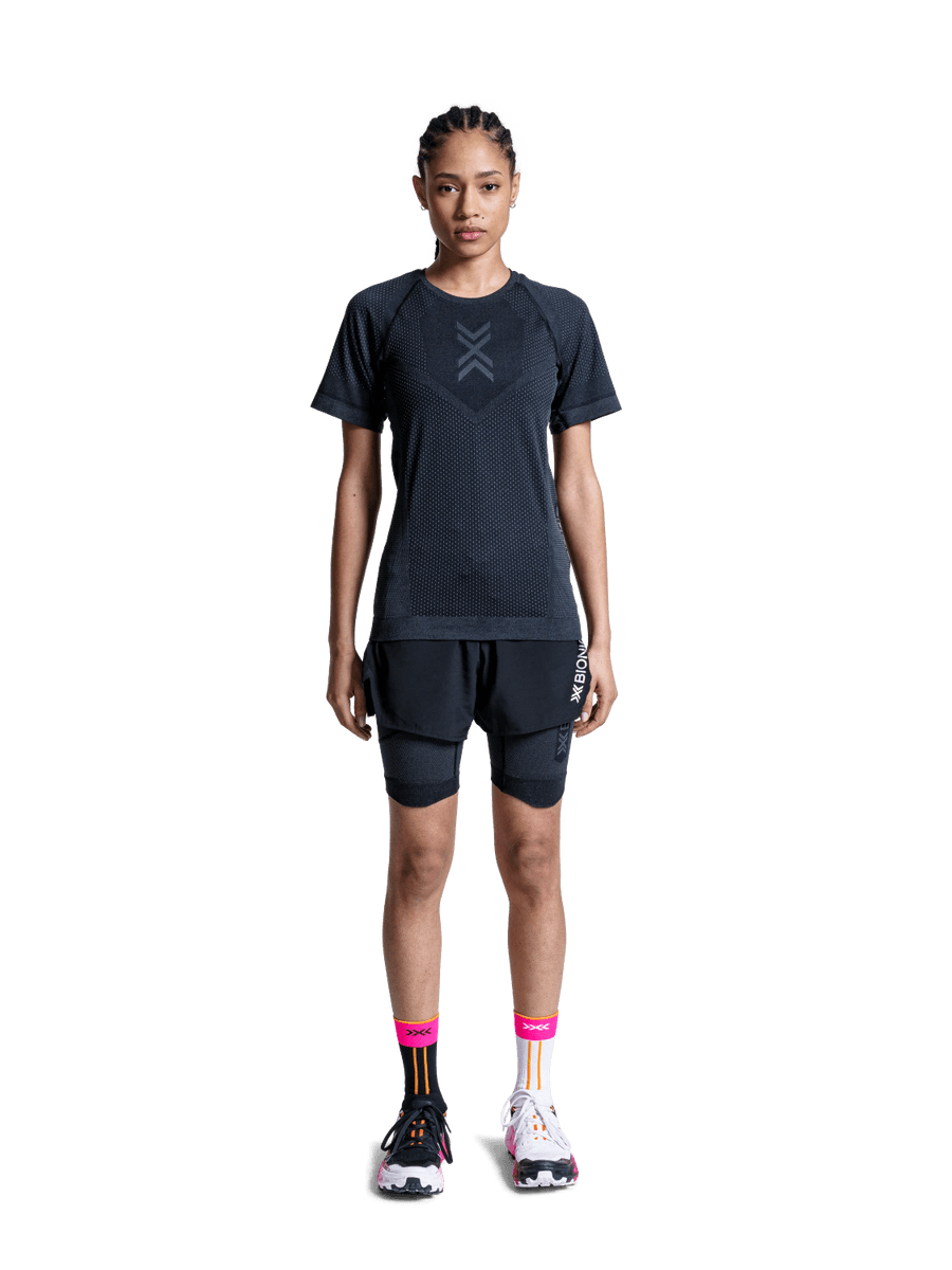 X-BIONIC XCEED RUN SHIRT SS WMN - X Black Rhino Grey - T-Shirts - 11 of 25