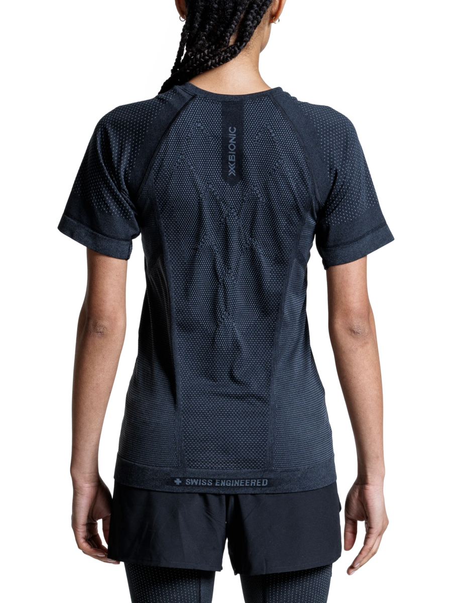 X-BIONIC XCEED RUN SHIRT SS WMN - X Black Rhino Grey - T-Shirts - 14 of 25