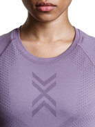 X-BIONIC XCEED RUN SHIRT SS WMN - Dusty Lavender Lavender Night - T-Shirts - 22 of 25
