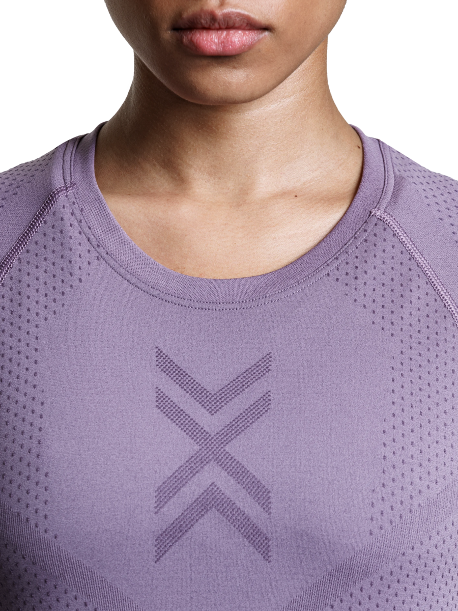 X-BIONIC XCEED RUN SHIRT SS WMN - Dusty Lavender Lavender Night - T-Shirts - 22 of 25