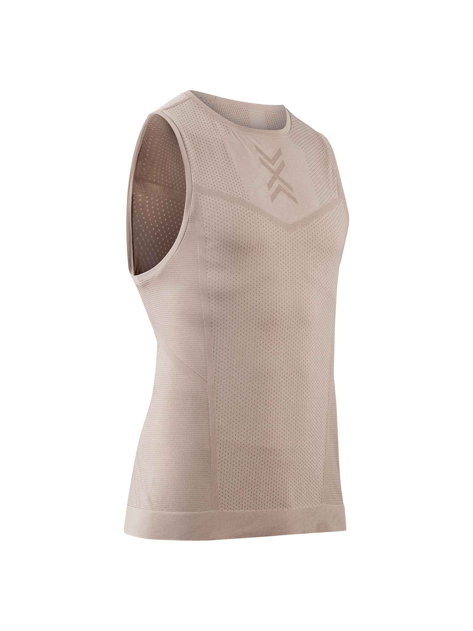 X-BIONIC XCEED RUN TANK TOP MEN - Sand Dark Sand - Tanks - 7 of 9