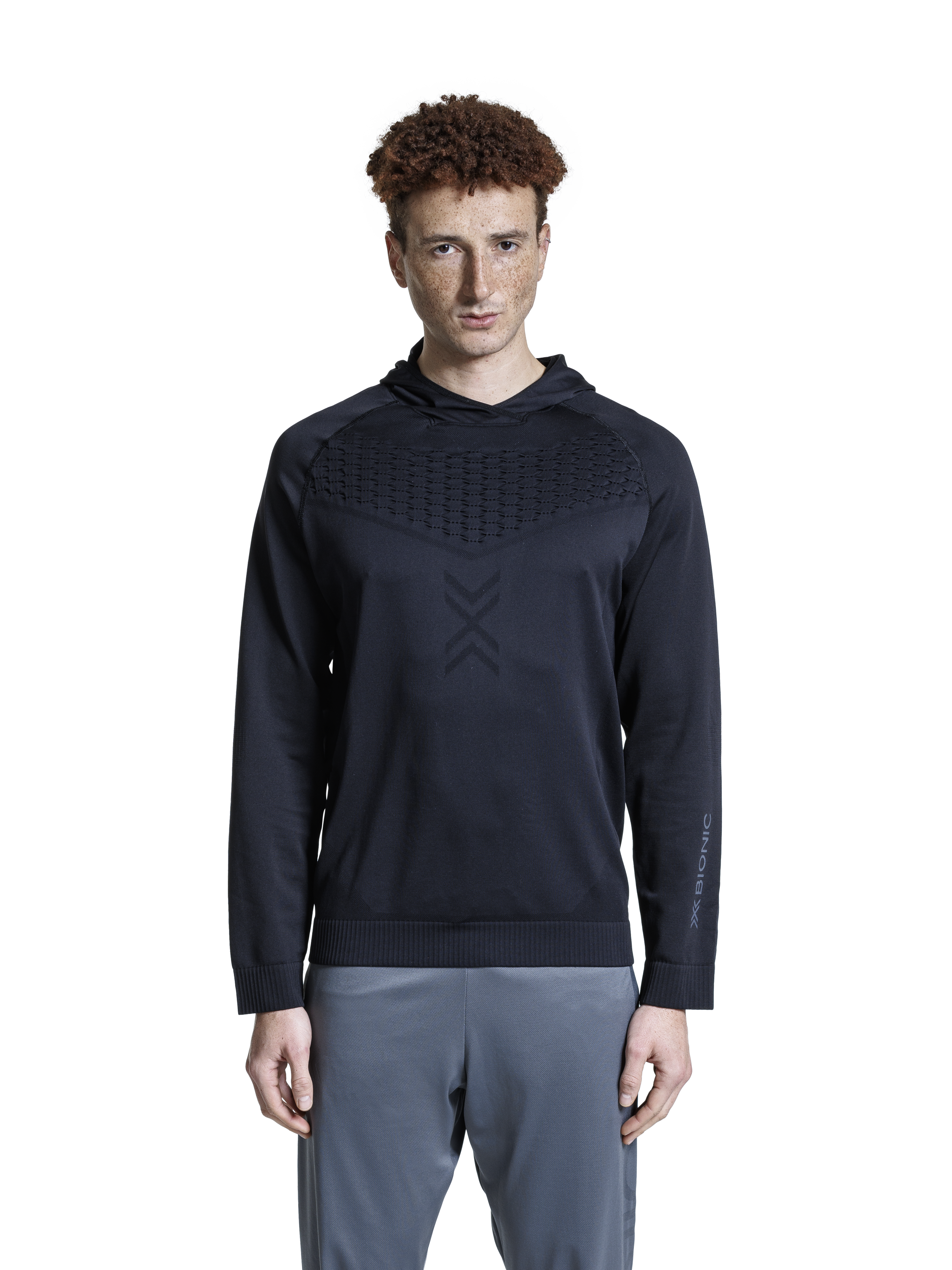 X-BIONIC X-ENTIAL HOODY LS - X Black - Midlayers - 3 of 3