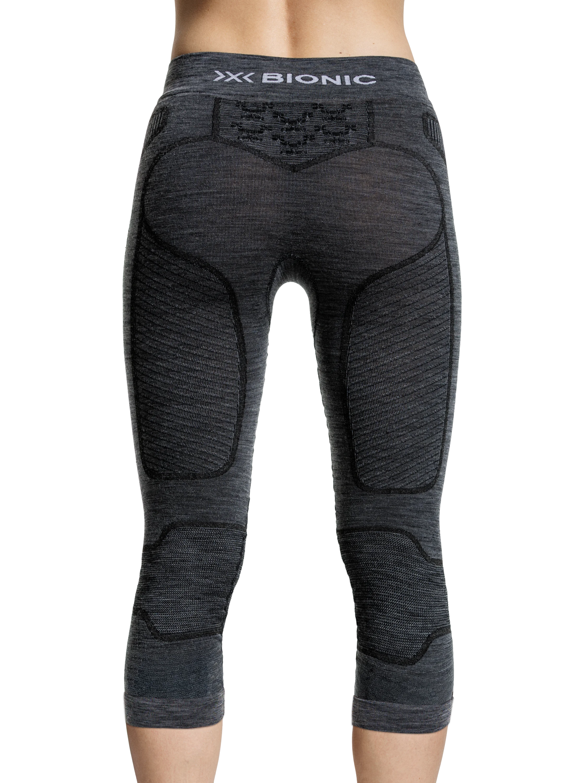 X-BIONIC SYMBIO MERINO PANTS 3/4 WMN - Rhino Grey - 3/4 Pants - 16 of 18