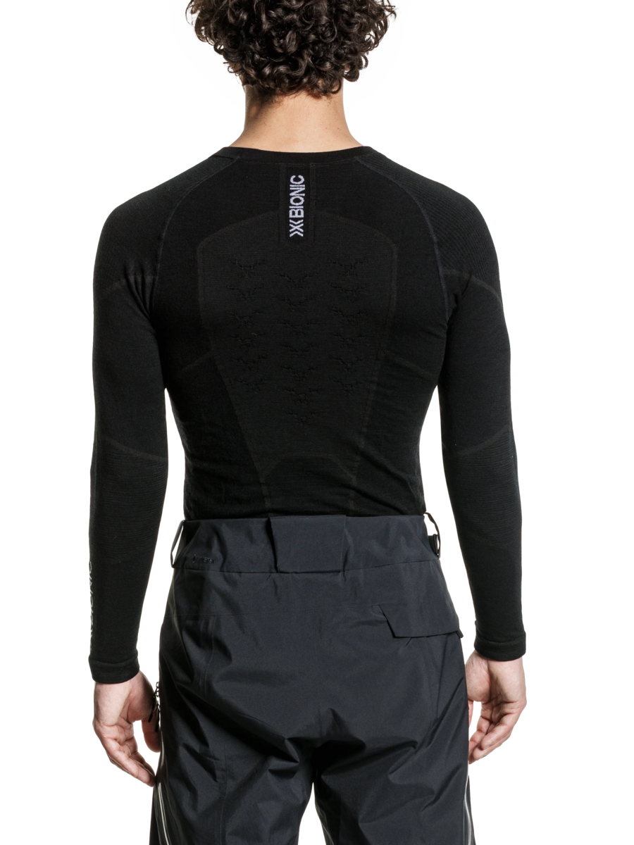 X-BIONIC SYMBIO MERINO SHIRT LS MEN - Opal Black - Longsleeves - 17 of 18