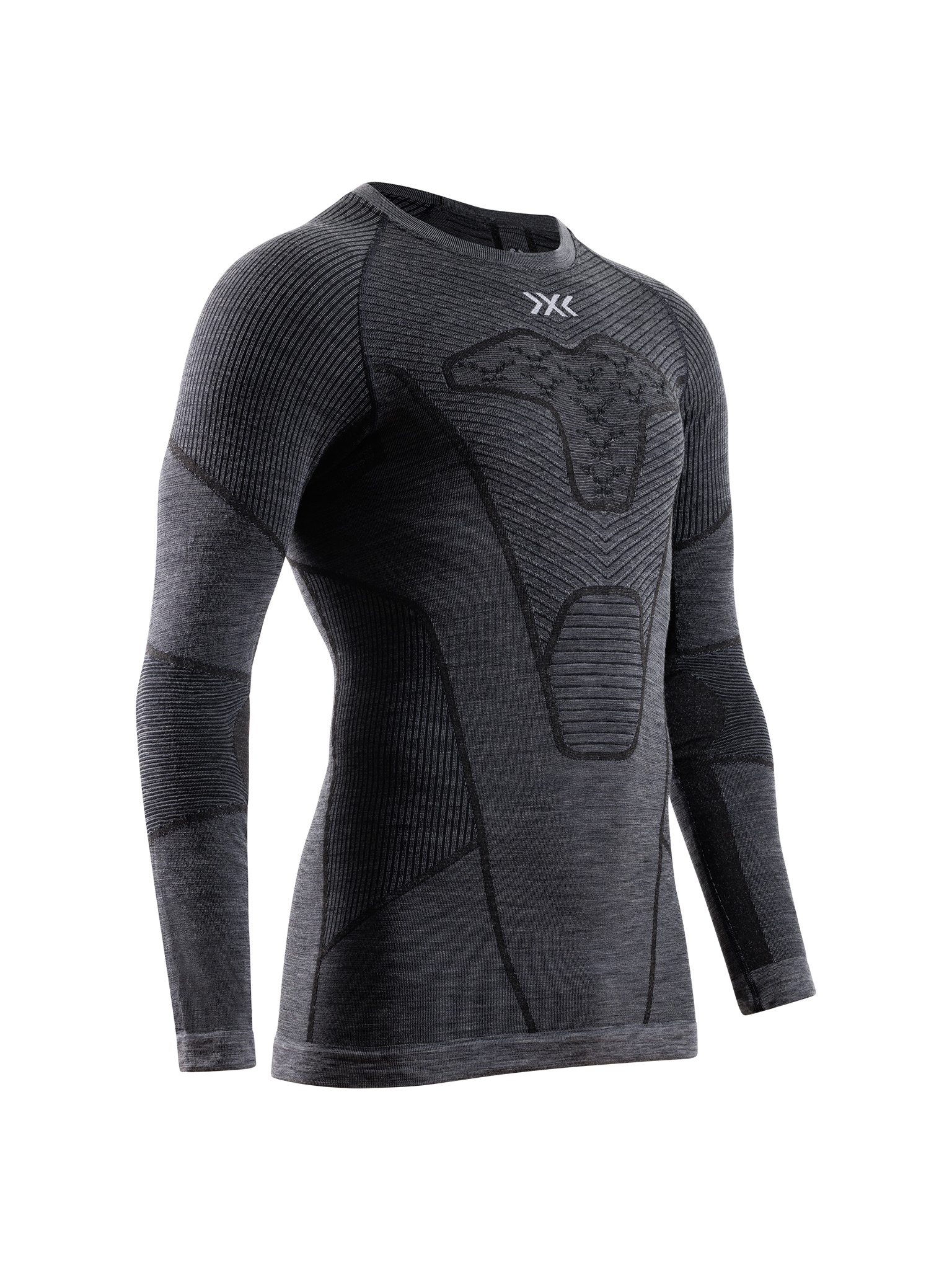 X-BIONIC SYMBIO MERINO SHIRT LS MEN - Rhino Grey - Longsleeves - 1 of 18