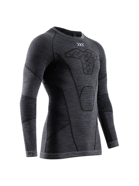 X-BIONIC SYMBIO MERINO SHIRT LS MEN - Rhino Grey - Longsleeves - 1 of 18