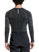 X-BIONIC SYMBIO MERINO SHIRT LS MEN - Rhino Grey - Longsleeves - 5 of 18
