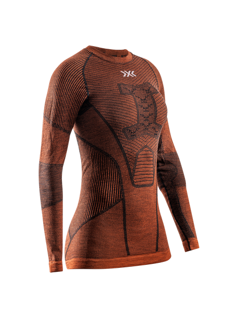 X-BIONIC SYMBIO MERINO SHIRT LS WMN - Clay - Longsleeves - 9 of 24