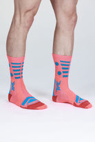 X-SOCKS GRAVEL PERFORM MERINO CREW - Sunset Twyce Blue - Crew - 10 of 10