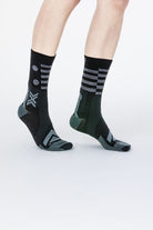 X-SOCKS GRAVEL PERFORM MERINO CREW - Sunset Twyce Blue - Crew - 6 of 10
