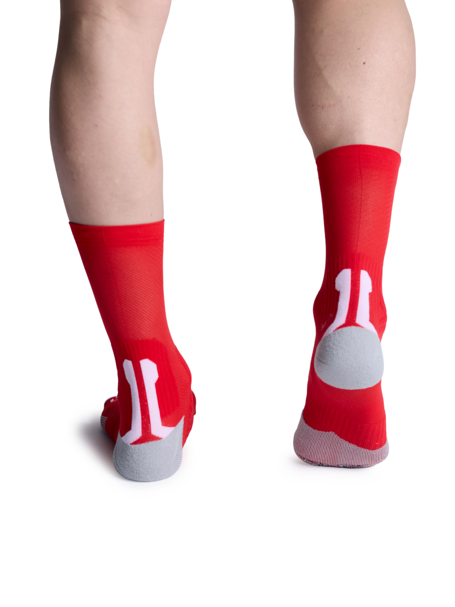 X-SOCKS BIKE PERFORM CREW - Rocket Red - Crew - 16 of 28