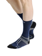 X-SOCKS HIKE PERFORM MERINO CREW - Heather Marine - Crew - 2 of 12