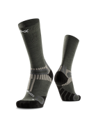 X-SOCKS HIKE PERFORM MERINO CREW - Heather Olive - Crew - 5 of 12