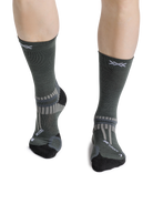 X-SOCKS HIKE PERFORM MERINO CREW - Heather Olive - Crew - 7 of 12