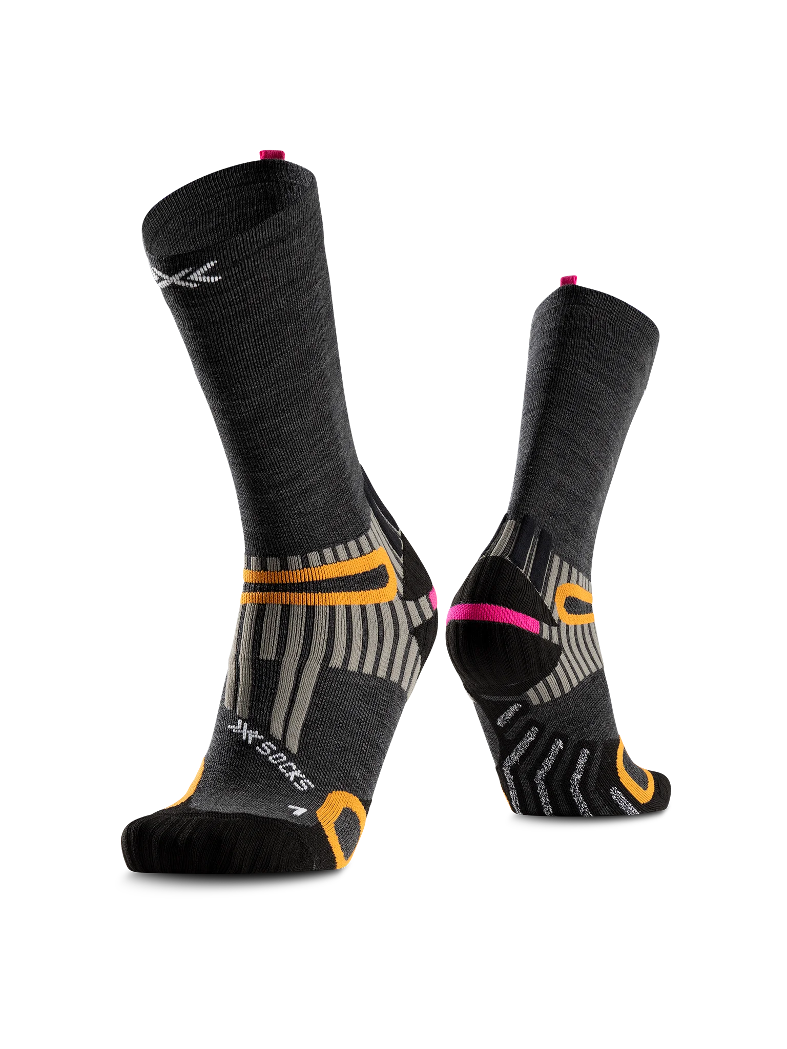 X-SOCKS HIKE ANATOMIX MERINO CREW - Heather Grey - Crew - 9 of 12