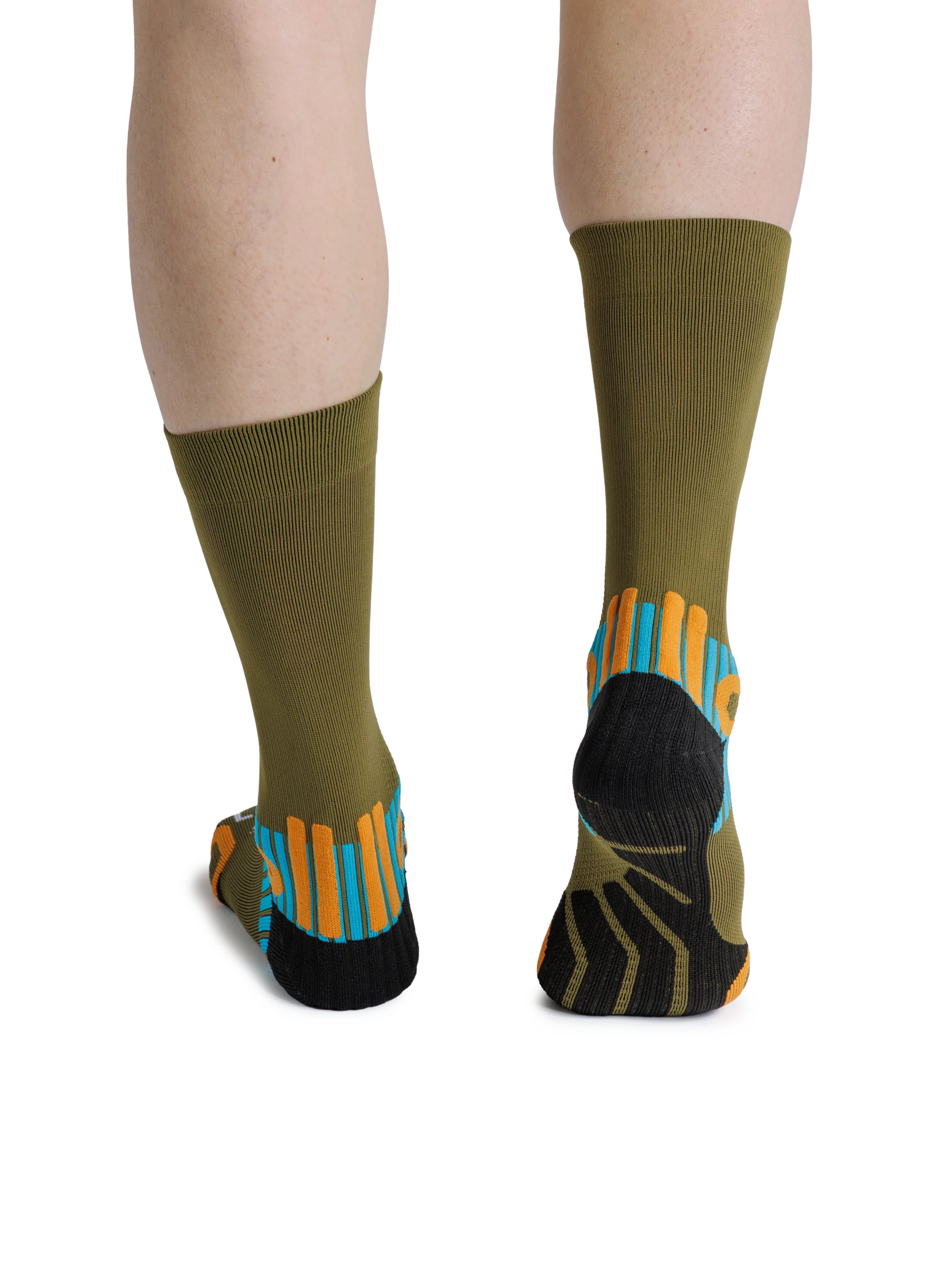 X-SOCKS HIKE PERFORM CREW - Olive - Crew - 16 of 16