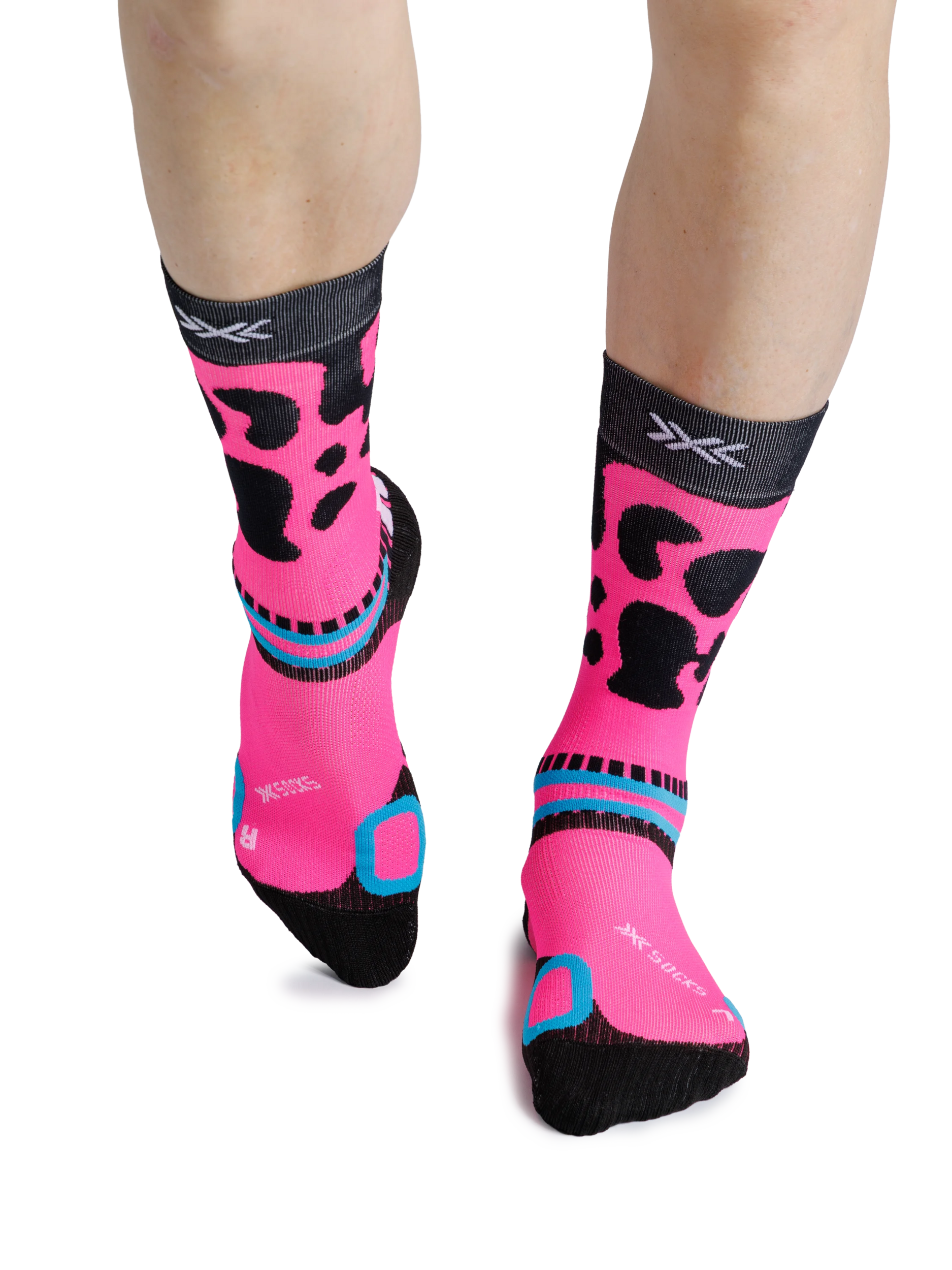 X-SOCKS HIKE DISCOVER CREW - Fluo Pink Frog - Crew - 27 of 28