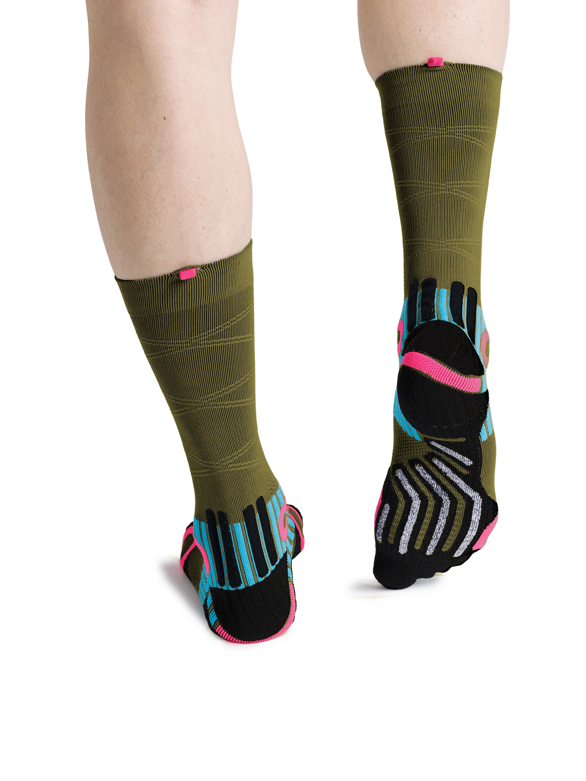 X-SOCKS HIKE ANATOMIX CREW - Olive - Crew - 16 of 16