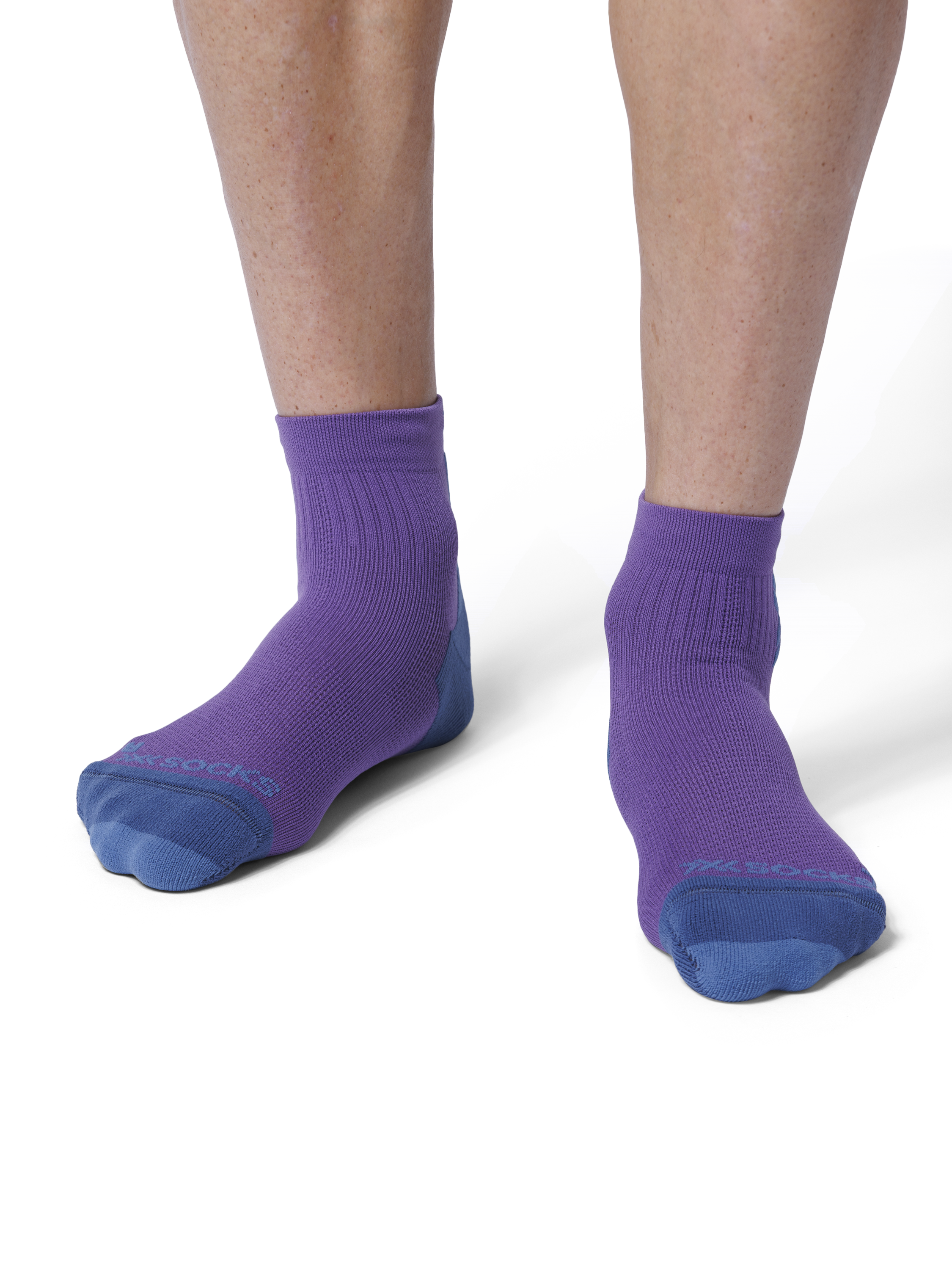 X-SOCKS RUN DISCOVER ANKLE - Neobergine X Black - Ankle - 28 of 30